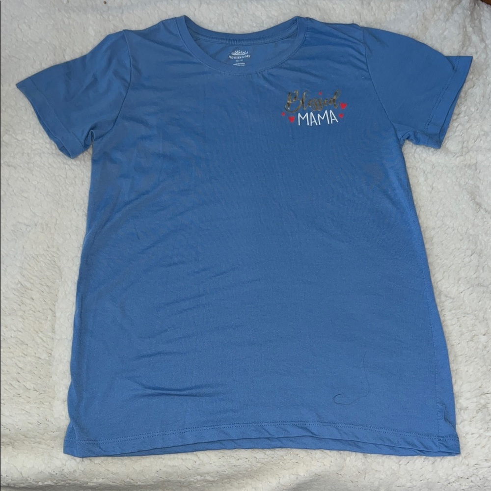 Source Unknown Blue Graphic Tee